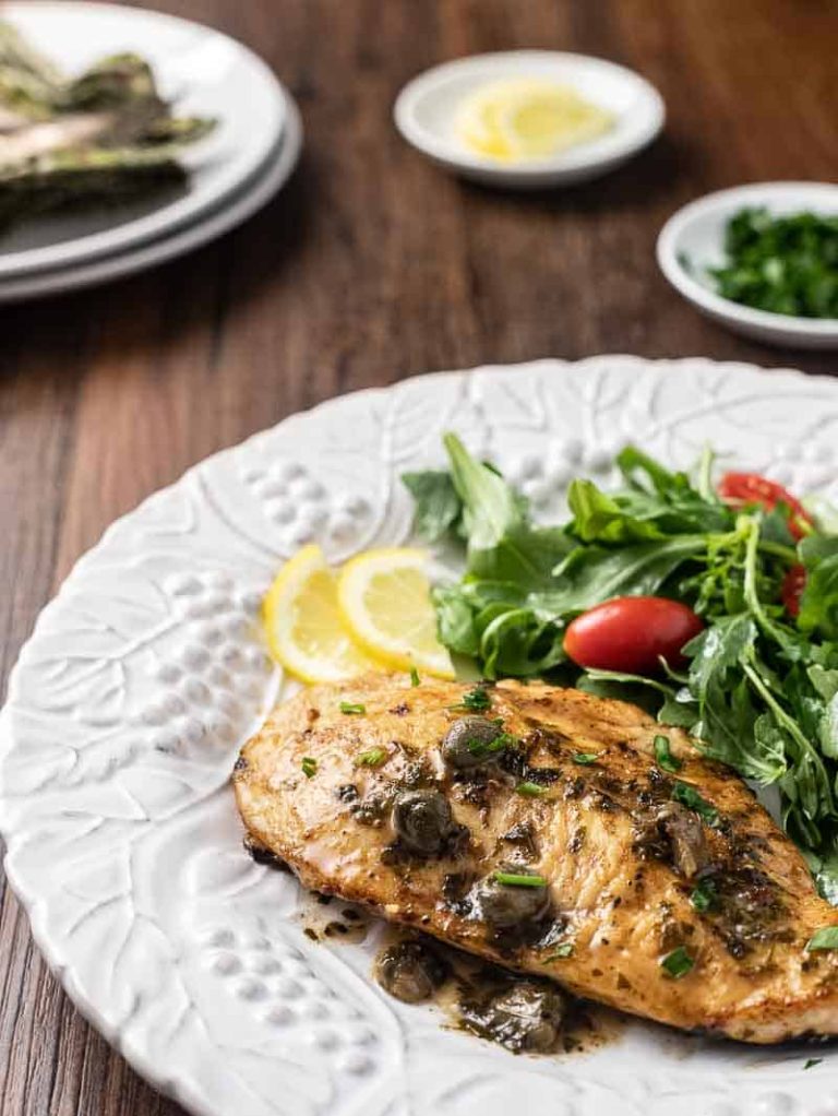 Piccata cu pui si lamaie