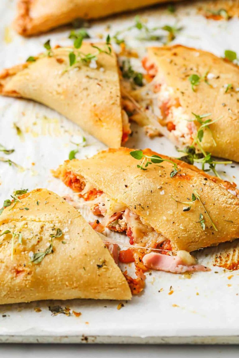 Calzone cu branza si cu sunca pentru diabetici