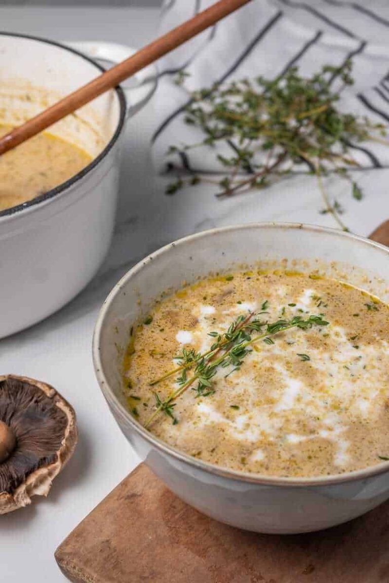 Supa crema de ciuperci pentru diabetici