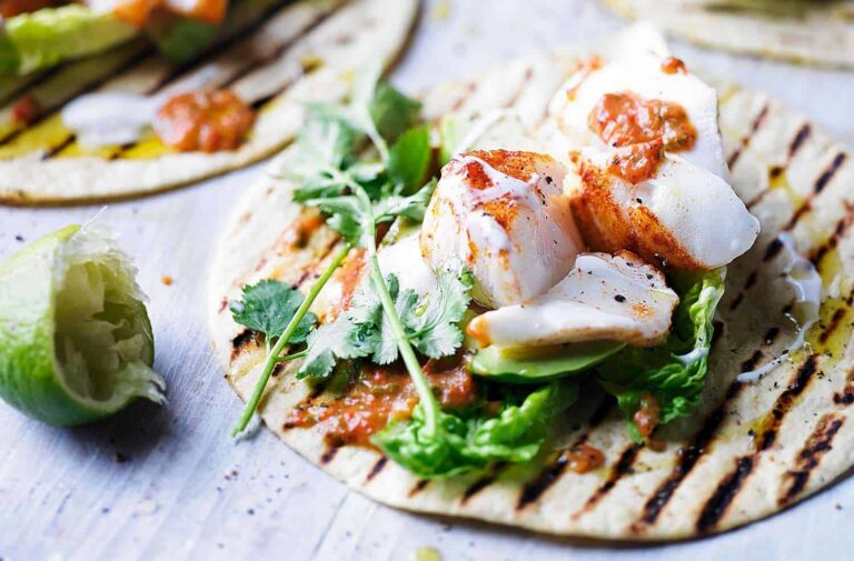 Taco cu peste, usturoi si citrice pentru diabetici