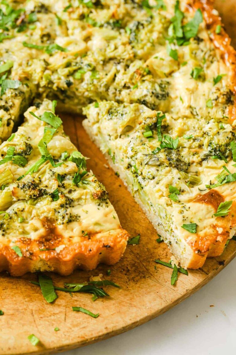 Quiche cu legume si branza pentru diabetici