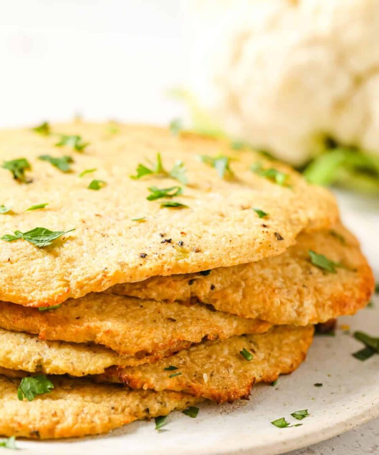 Tortilla din conopida pentru diabetici