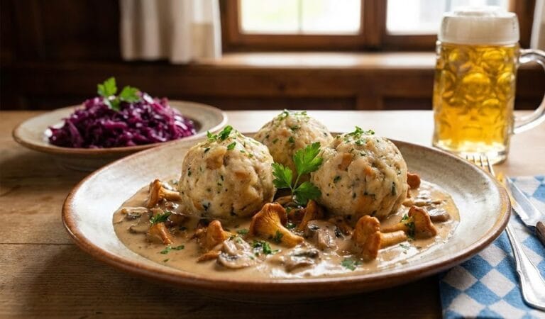 Găluște bavareze pentru diabetici (Semmelknödel low-carb)